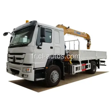 Sinotruck Howo 4x2 6wheels 10tons Crane monté sur un camion de cargais